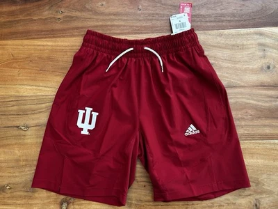 Indiana Hoosiers 阿迪达斯 Swingman AEROREADY 篮球短裤深红色小号 — 第 1/4 张图片