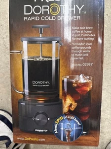 Presto Dorothy Rapid Cold Brewer(BRAND NEW UNOPENED) - Picture 1 of 4