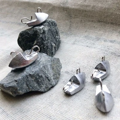 Ship Type 7g 10g 14g 20g Metal Fishing Weight With Worm Hook Drop Shot - Bild 1 von 4