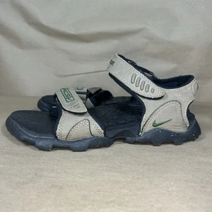 Vintage Nike ACG Wn Größe 7 Herren Gr. 8 Leder Wandern Sandale Hakenschlaufe offene Zehenpartie - Bild 1 von 8
