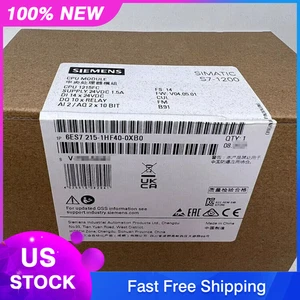 ONE New SIEMENS 6ES7 215-1HF40-0XB0 6ES7215-1HF40-0XB0 SIMATIC S7-1200F CPU 1215 - Picture 1 of 3