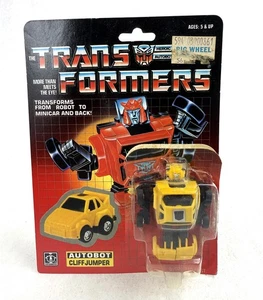 Autobot Bumblejumper Cliffjumper Transformers G1 Figure w/ Card Back 1985 Hasbro - Picture 1 of 3