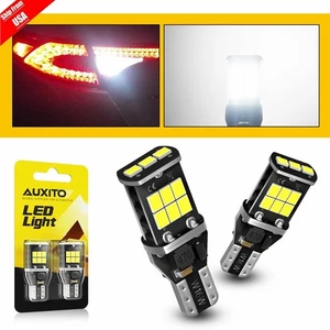 AUXITO T15 921 912 LED Reverse Back up Light Bulbs 6000K Super White Canbus US - Picture 1 of 14