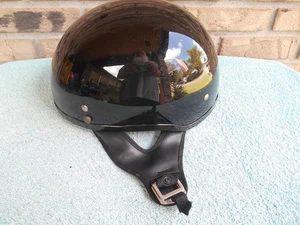 MOTORCYCLE HALF HELMET DOT CERTIFIED SIZE ADULT MEDIUM - Picture 1 of 24