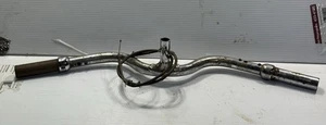 Vintage Harley Davidson Hummer Motorcycle Handlebars OEM With Cable Chrome - Bild 1 von 9