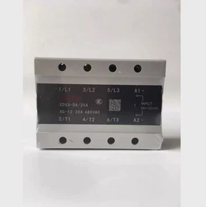 1 Stück Neu für Dreiphasen Halbleiterrelais CDG3-DA 20A 480VAC - Bild 1 von 1