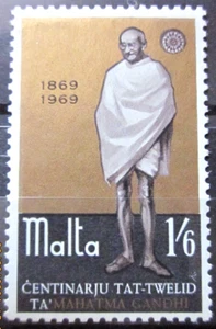 MALTA ~ S.G. 415 ~ BIRTH CENTENARY OF MAHATMA GANDHI. ~ MNH #04344 - Picture 1 of 1