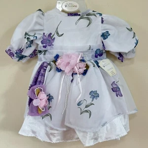 Geppeddo My Way Bebé Muñeca Ajuste 18-22" Bebé Muñeca Primavera Pascua Vestido + Accesorio - Imagen 1 de 5
