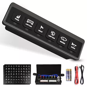 Wireless 6 Gang Switch Panel, Multifunction Toggle Switches Control for Marine - Bild 1 von 8
