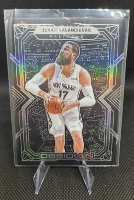 Jonas Valanciunas 2021-22 Panini Obsidian Electric Etch Asia #33 Parallel NBA - Image 1 of 2
