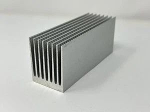 Disipador de calor de aluminio aletas de refrigeración electrónica radio proyectos 2" x 4,62" x 1,58" - Imagen 1 de 7