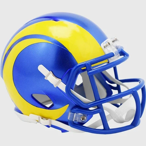 Los Angeles Rams Speed 2020 Riddell Speed Mini Helmet New in box Cover