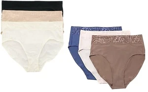 Breezies Jacquard Glanz hochgeschnittener Slip 3er Set - Bild 1 von 7