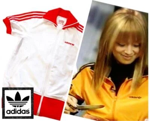 Adidas Vintage  Ayumi Hamasaki Short Sleeve Jersey Blouson Jacket Size: M 2501SM - Picture 1 of 4