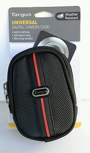 Camera Case Targus TGC-DC325 Compact Weather Resistant * Black/Red * New - Picture 1 of 5