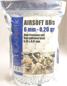 Pallini calibro 6mm 6 mm softair in plastica sferici 1kg per armi soft air 0,20g - Foto 1 di 1