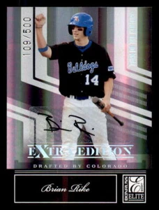 2007 Donruss Elite Extra Edition #9 Brian Rike Rookie Auto #/500 (ref 26310) - Picture 1 of 2
