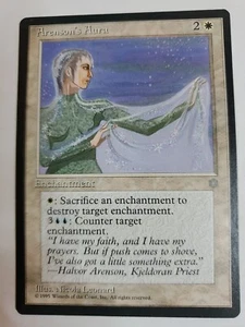 MTG Magic The Gathering Card Arenson's Aura Enchantment White Portal 1995 - Picture 1 of 2