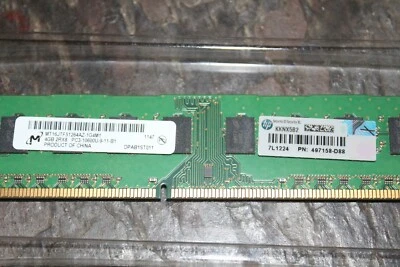 4 GB PC3-10600 DDR-1333 MHZ 240-Pin DIMM MEMORY MICRON TECHNOLOGY  Desktop PC - Image 1 of 2