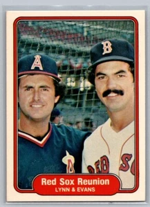 1982 Fleer Red Sox Reunion Lynn & Evans #642 - Picture 1 of 2