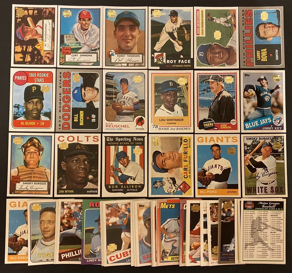 2001 Topps Archives - Baseball Cards - #226-450 - Complete Your Set - You Pick - Image 1 of 1