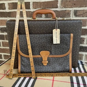 RARE VINTAGE 1980s MACBOOK PRO BRIEFCASE & IPAD CASE SET BY BIT & STIRRUP R$998 - Picture 1 of 23
