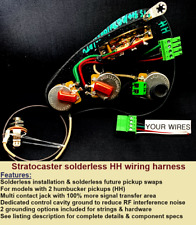 Harnais de câblage sans soudure HH Stratocaster - choisissez votre condensateur sonore