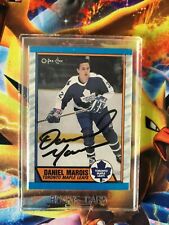 1989/90 O-Pee-Chee #273 Daniel Marois TORONTO Maple Leafs Signed Autograph VG