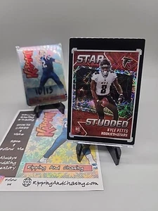 2021 Panini Rookies & Stars Kyle Pitts RC Star Studded Red Laser Atlanta Falcons - Bild 1 von 2