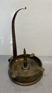 Vintage WW2 Brass Trench Art Ashtray Engraved Holland 1944