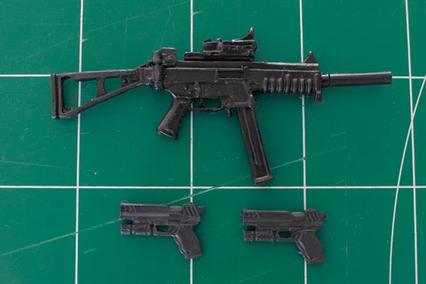 Custom Arsenal pack resin black cast 1:12 ump 45 Cover