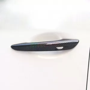 For Mazda 3 Accessory 2023 Carbon ABS Car Side Door Handle Cover Protector Trim - Picture 1 of 6