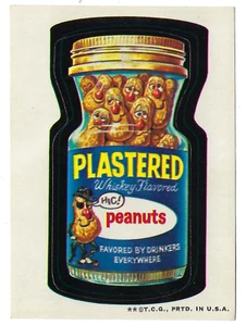 1973 Topps Wacky Packages 2nd Series 2 PLASTERED PEANUTS tb ex - Picture 1 of 1