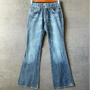 7 For All Mankind Blue Denim Jeans Bootcut A Pocket U130061U-061U Womens Size 26 - Picture 1 of 13