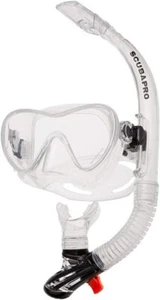 Scubapro Trinidad Single Lens Frameless Scuba Snorkeling Mask and Snorkel Set - Picture 1 of 4