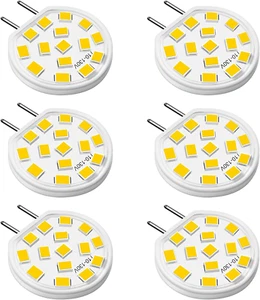 G8 LED Puck Light Bulbs, 3W Equivalent to 20W-25W Halogen Bulb, T4 JCD Type Bi - Picture 1 of 12