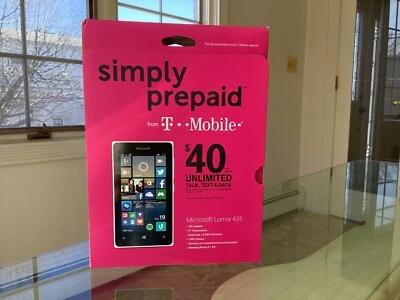 BRAND NEW  SEALED IN FACTORY BOX  Microsoft Lumia 435 Phone New T Mobile,WINDOWS - Image 1 of 4