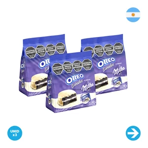 Mondelez - Galletita Oreo Bañadas Con Chocolate Blanco - 119gr x 3 Unidades - Picture 1 of 1