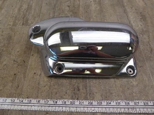2000 Yamaha XVS1100 V Star Y376-4) chrome left side engine drive shaft cover - Picture 1 of 12