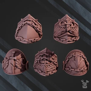 Winged Lions Shoulder Pads x10 Angel DakkaDakka - Picture 1 of 2