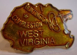 West Virginia gebrauchte Hut Anstecknadel Krawatte Tac HP2454 - Bild 1 von 2