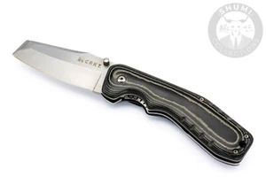CRKT Folding Razel 4030 Micarta Handle Folding Liner Lock Knife. Discontinued. - Picture 1 of 18