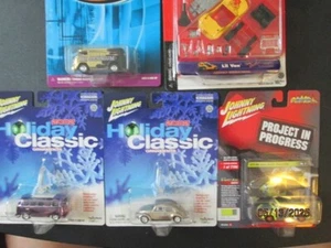 Volkswagen Toy Johnny Lightning  Vintage  Lot Bus, Bug Holiday, Project  1/64 2A - Picture 1 of 6