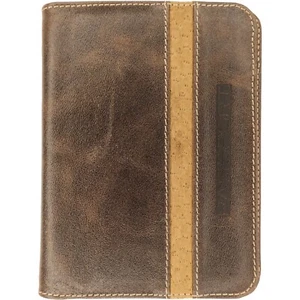 T. Marcus Modern PASSPORT WALLET Case RFID Shield Veg Tanned Leather Peccary - Bild 1 von 8