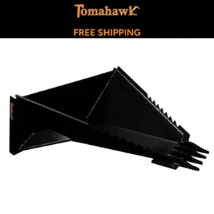 TOMAHAWK STUMP BUCKET SKID STEER QUICK ATTACH ES BUCKET - FREE SHIPPING - 3011 - Picture 1 of 5