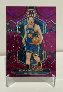 #'d /50! Bojan Bogdanovic 2023-24 Panini Mosaic Purple Disco Parallel #'d 44/50 - Picture 1 of 2