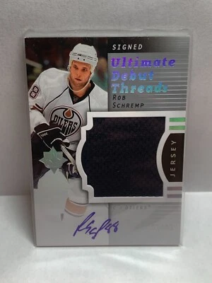 2007-08 Ultimate Collection Debut Threads Jerseys Autographs - Rob Schremp #d/35 - Image 1 of 2
