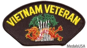 VIETNAM VETERAN Aufbügeln/Nähen Patch MÜTZE, JACKE ODER WESTE P354 - Bild 1 von 1