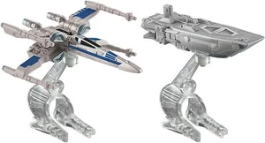 Star Wars Hot Wheels First Order Transporter vs X-Wing Fighter Mandalorian - Picture 1 of 6