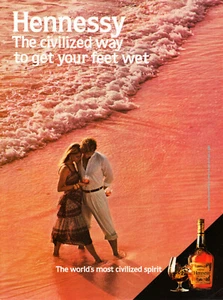 Anuncio de coñac Hennessy #1 raro 1983 agotado vintage - Imagen 1 de 2